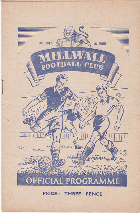 <b>Wednesday, December 26, 1951</b><br />vs. Millwall (Away)